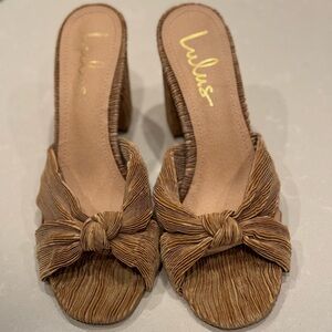 Lulus Knotted Heel Sandals